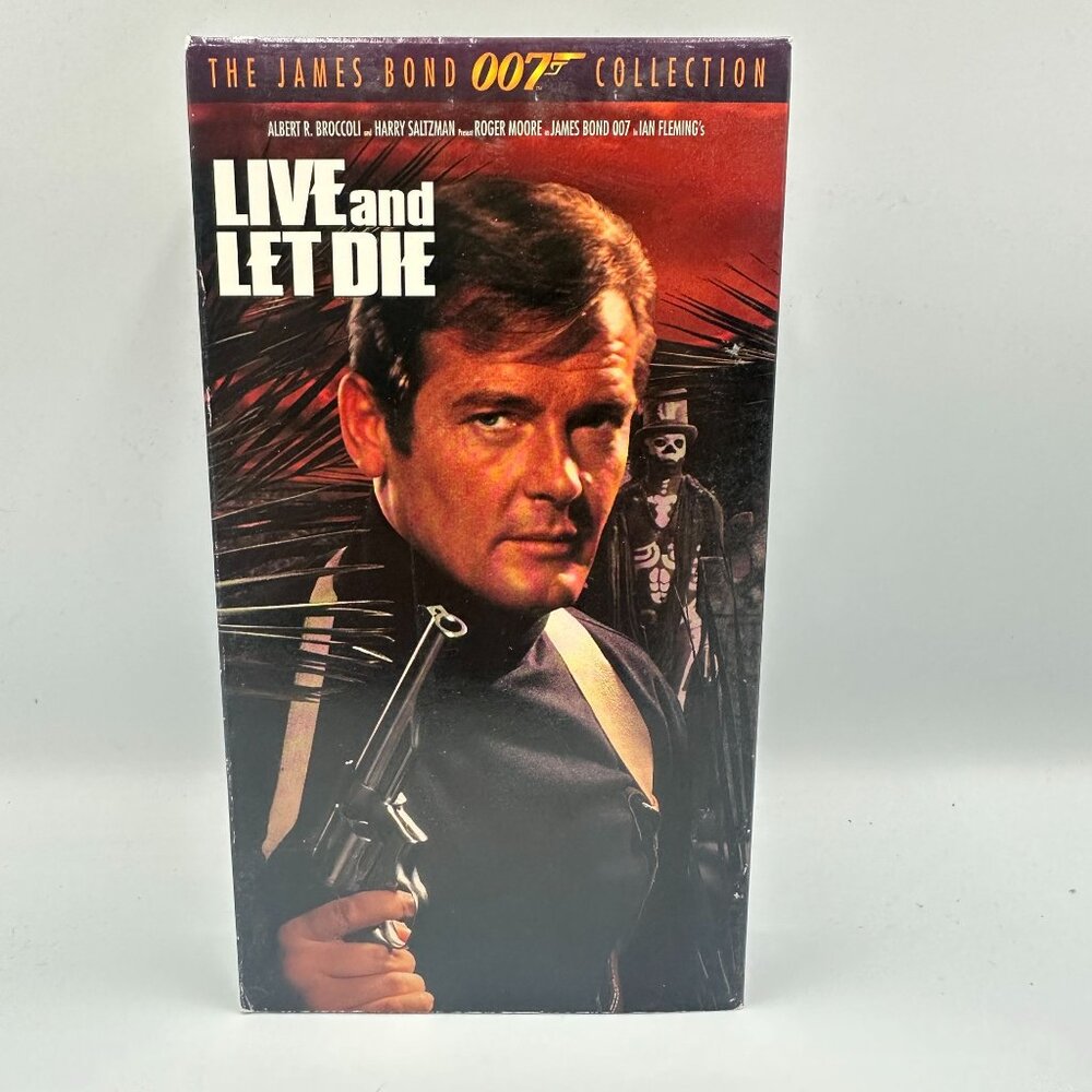 Live And Let Die VHS 1992 James Bond Roger Moore MGM James Bond 007 Collection
